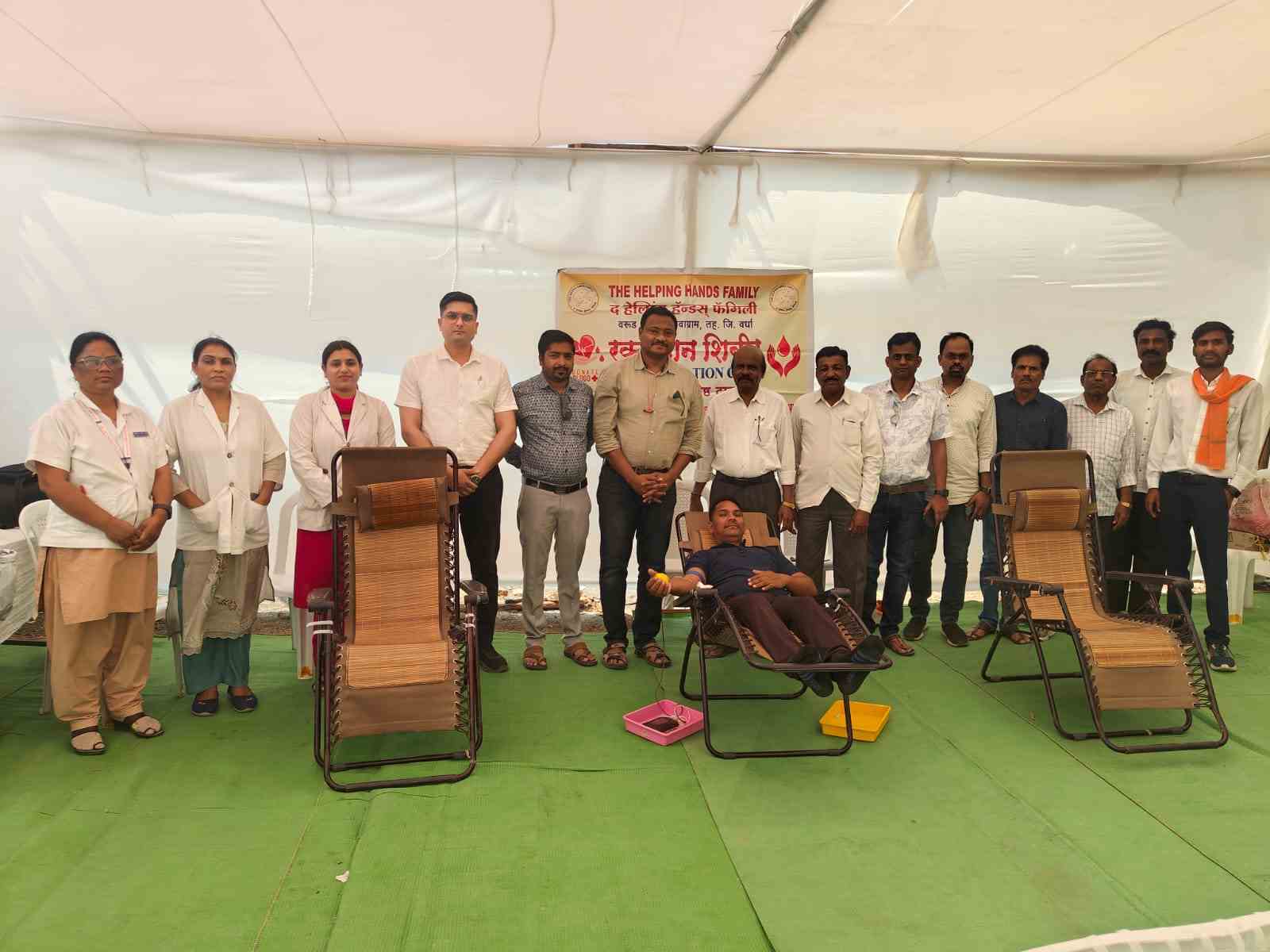 शिवजयंतीनिमित्त रक्तदान; नरेंद्र घोडमारे यांचे २३वे रक्तदान